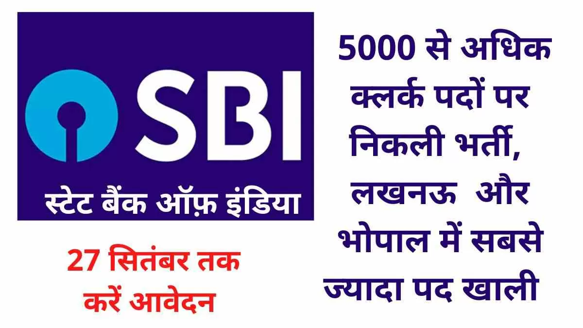 SBI Clerk Recruitment 2022