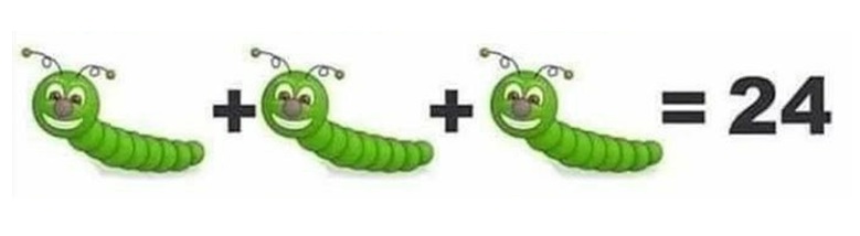 Math Riddles Caterpillar Apple Leaf Puzzle Solved