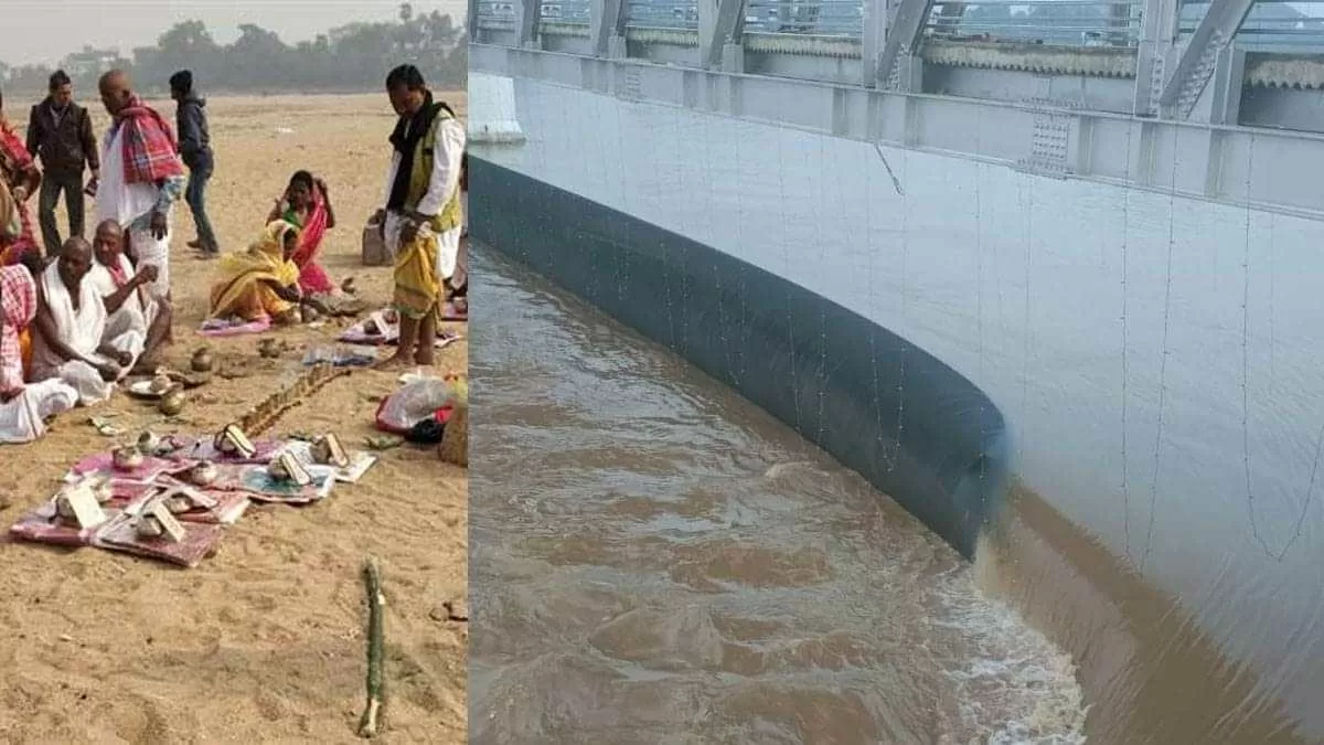 CM Nitish inaugurated the biggest rubber dam on the Falgu river
