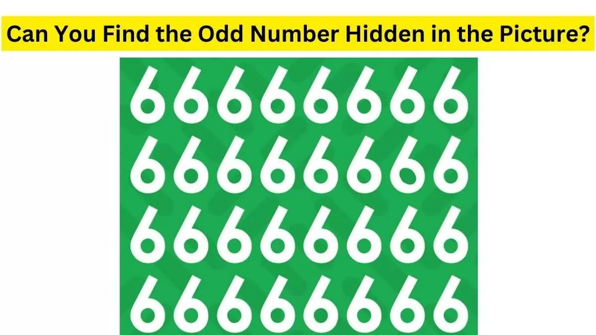 Brain Test: Can you spot the Odd One Out in this Image? Picture Puzzle -  News