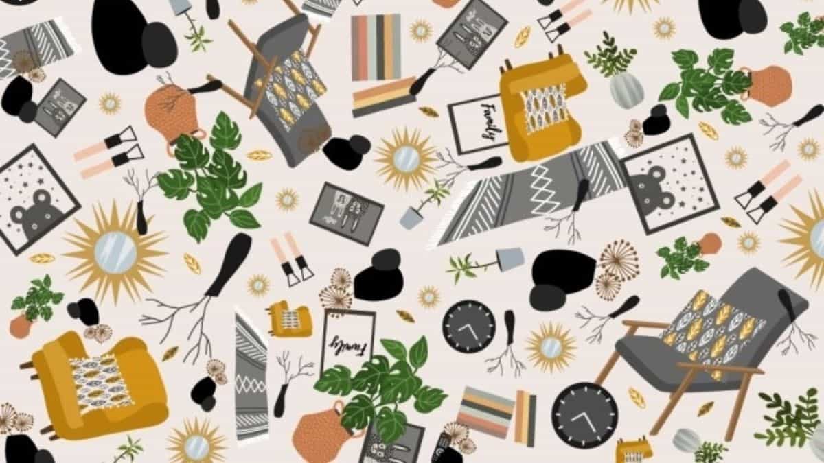 Seek and Find Puzzle: Can you find a remote in the living room in 9 seconds?