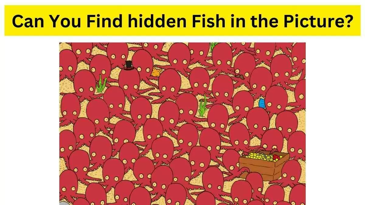 Brain Teaser For Fun: Only 1% of Genius Can Find The Fish Hidden