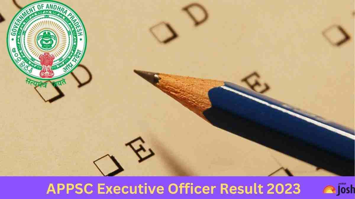 APPSC Executive Officer Result 2023 Released
