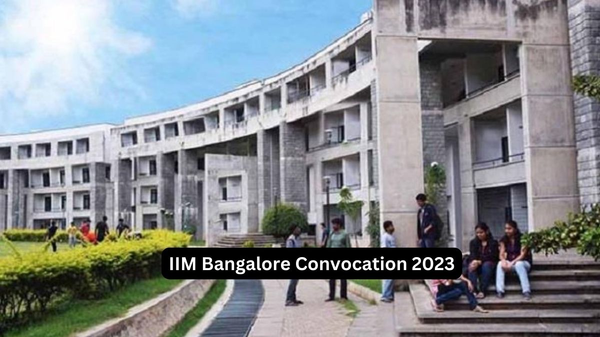 IIM Bangalore Convocation 2023