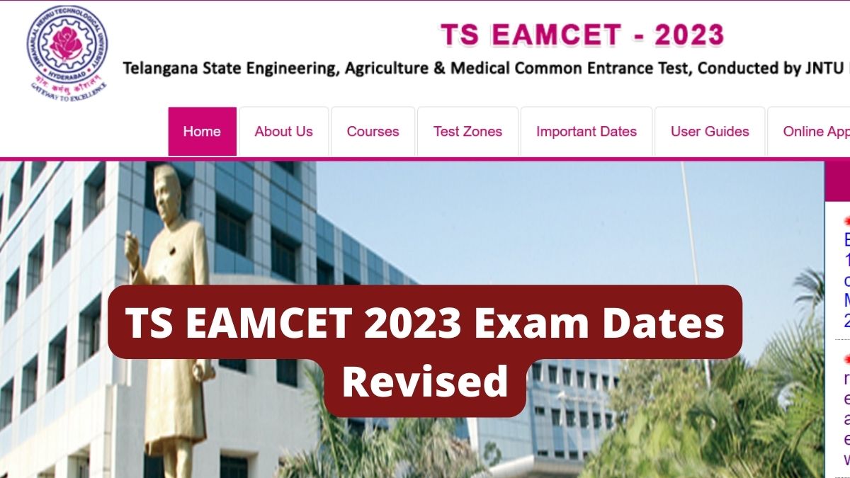 TS EAMCET 2023 Exam Dates Revised