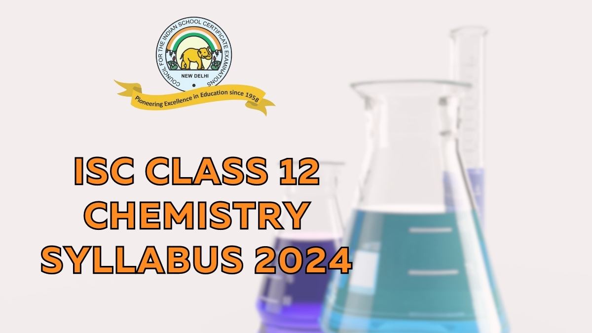 Isc Syllabus Chemistry 2024 