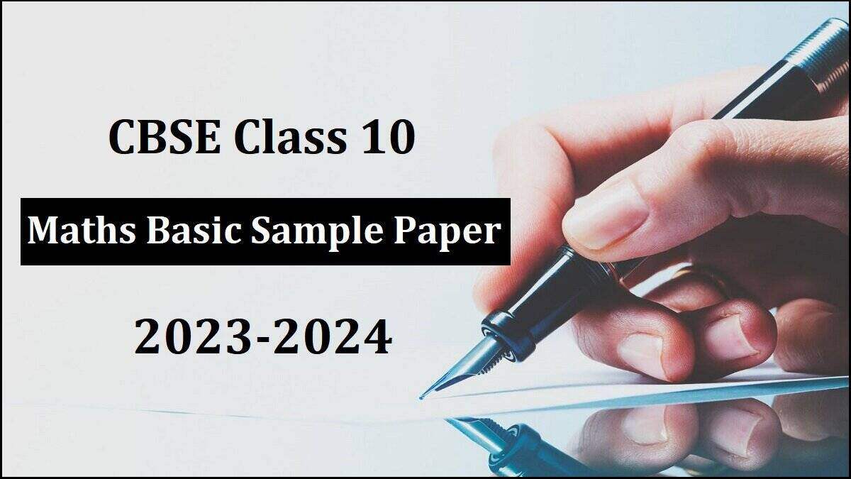 Download CBSE Class 10 Maths (Basic) Sample Paper 2023-24 PDF