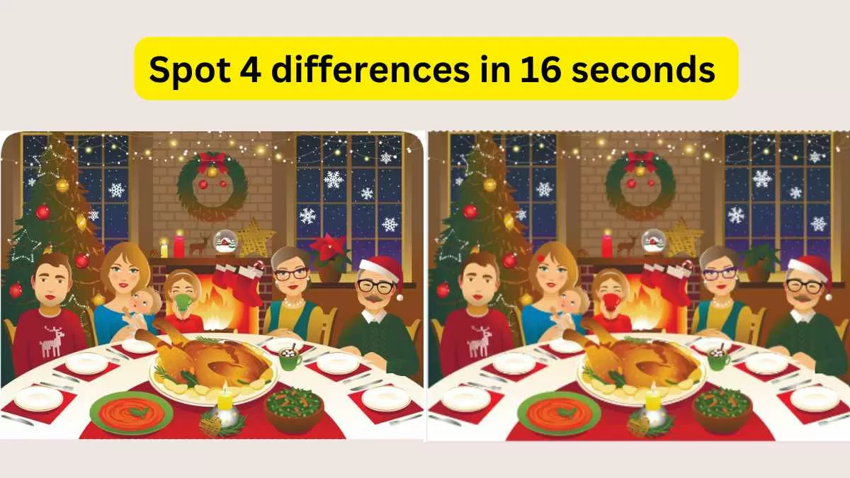 Spot The Difference- Spot 4 Differences In 16 Seconds!