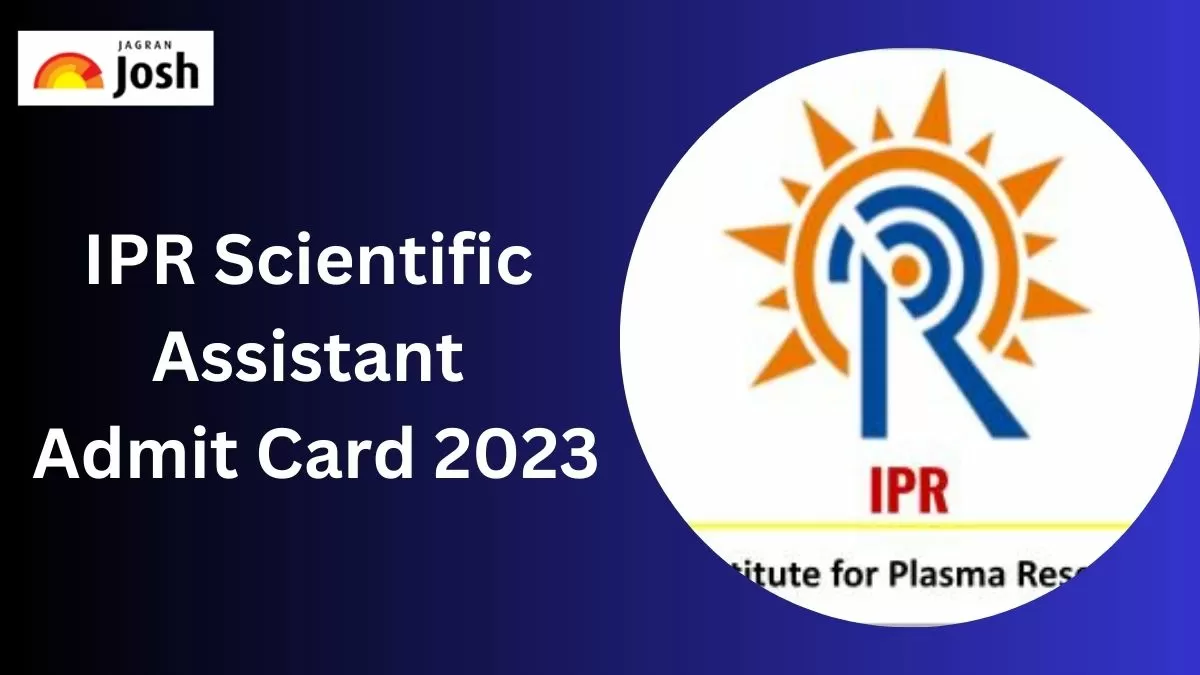 IPR Scientific Assistant Admit Card 2023 Link