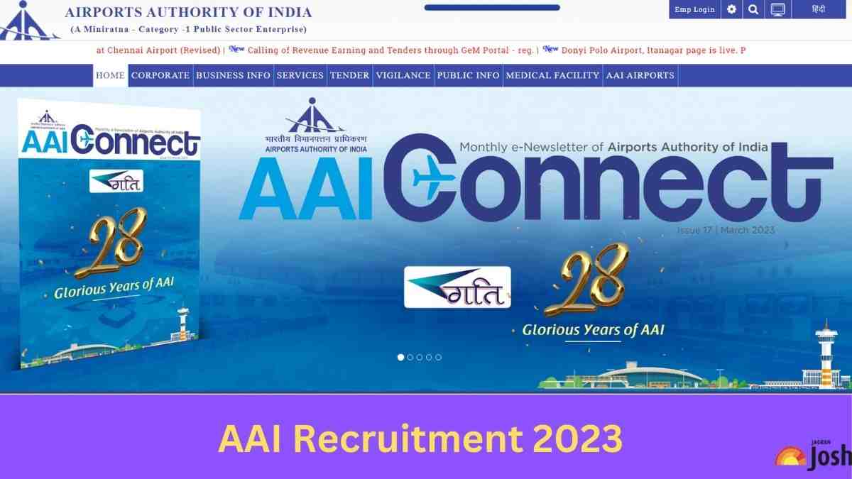 AAI Recruitment 2023 Notification for 217 Various Vacancies, Check