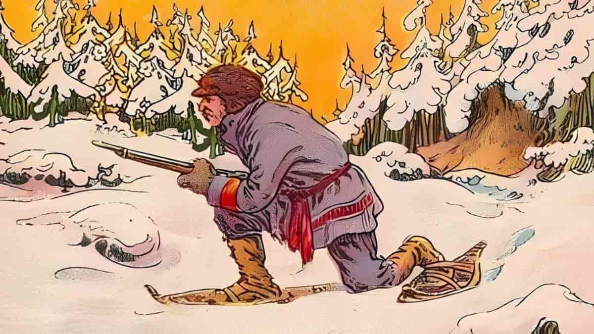 Seek and Find Puzzle: Can you spot a hidden bear in the snow in 6 seconds?