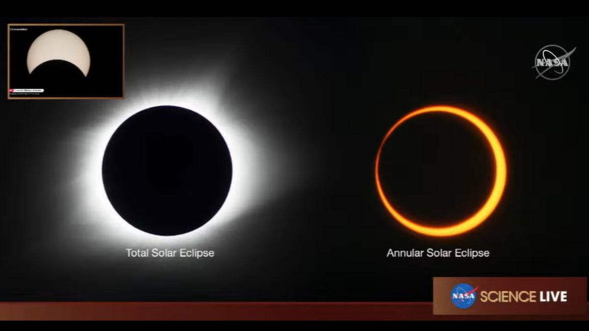 Nasa Astronomy Image Of The Day 20 April 2023 Watch Live Streaming Of The Solar Eclipse Video