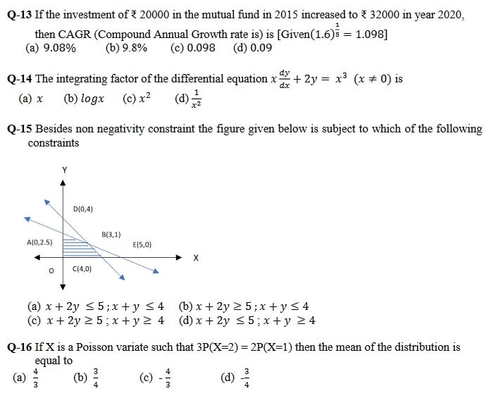 CBSE Applied Mathematics Class 12 Sample Paper 2023-24