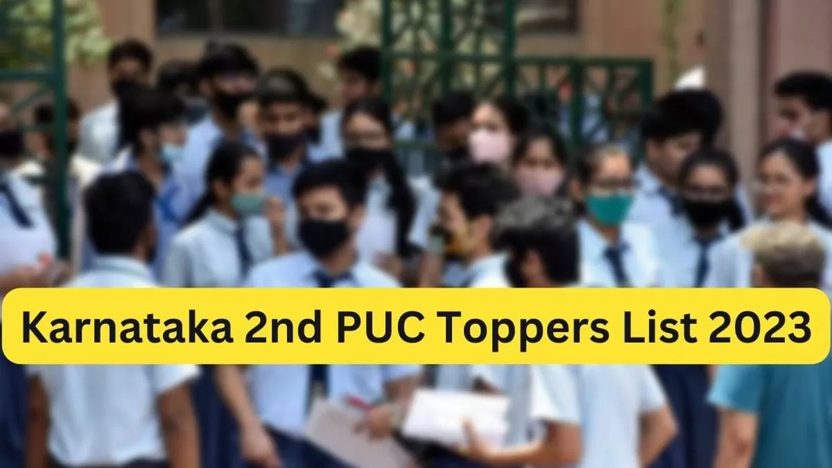  Check the list of Karnataka 2nd PUC 12th class Toppers 