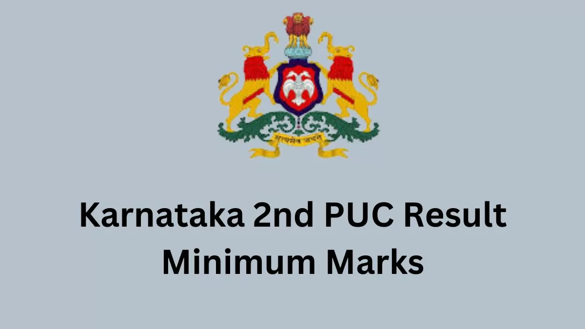Karnataka 2nd PUC Minimum Passing Marks