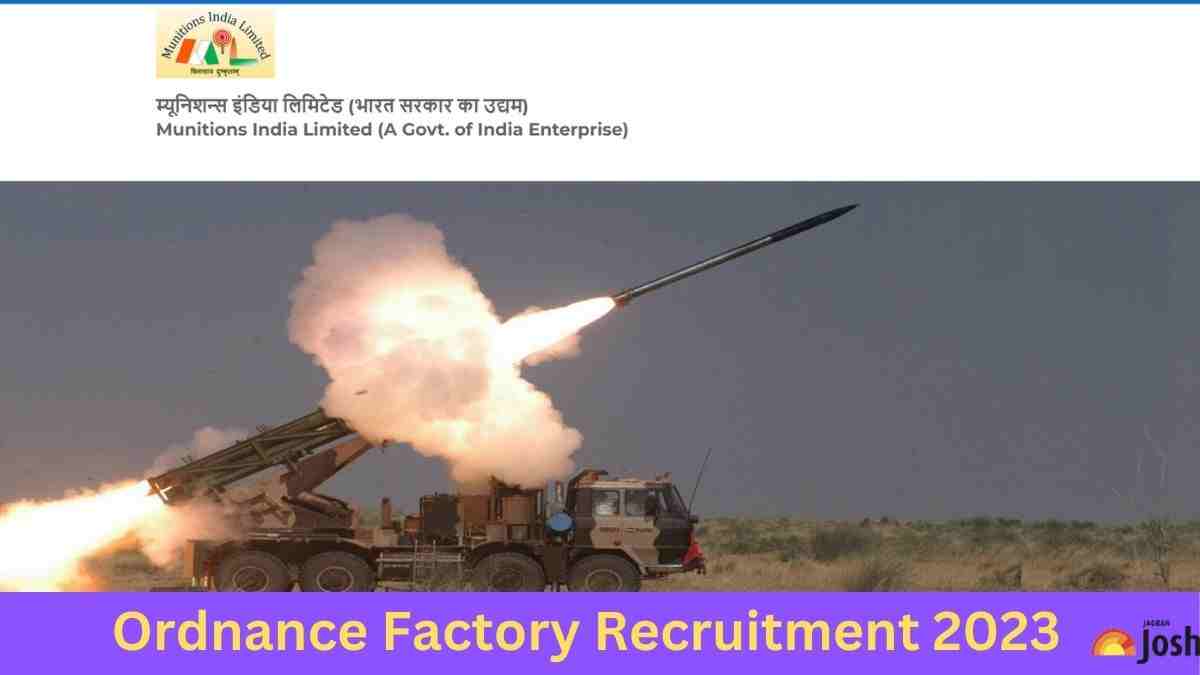 ORDNANCE FACTORY RECRUITMENT 2023 