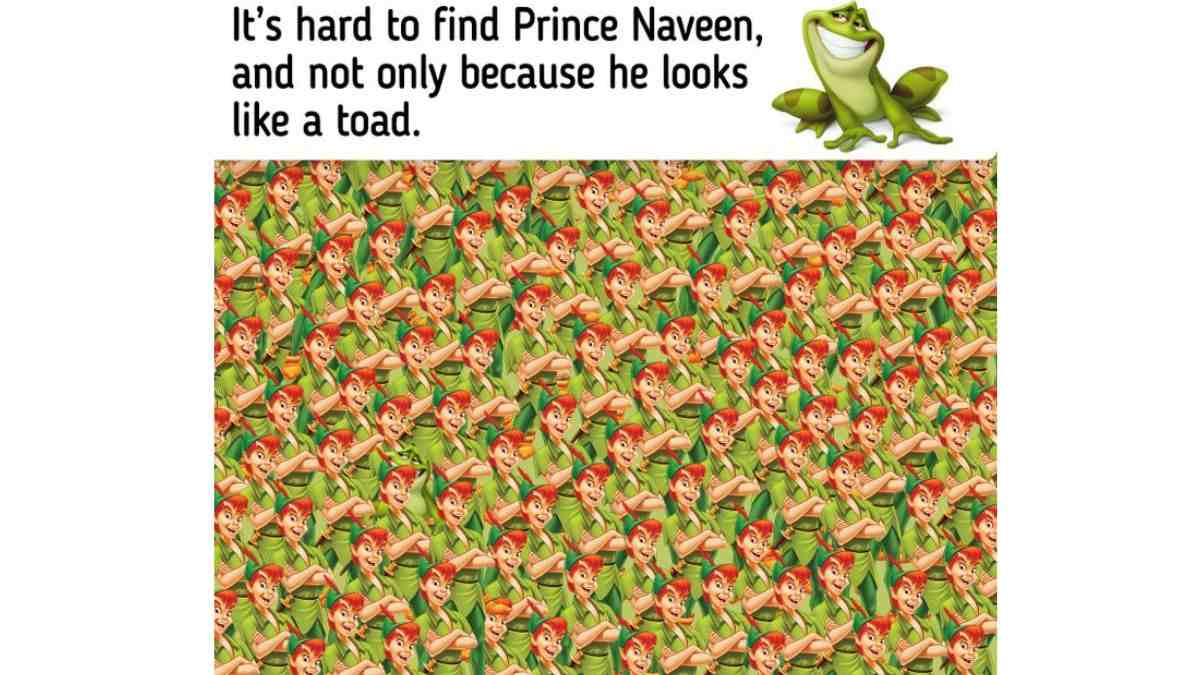 Optical Illusion Challenge: We Dare You To Find Frog Prince Hidden In ...