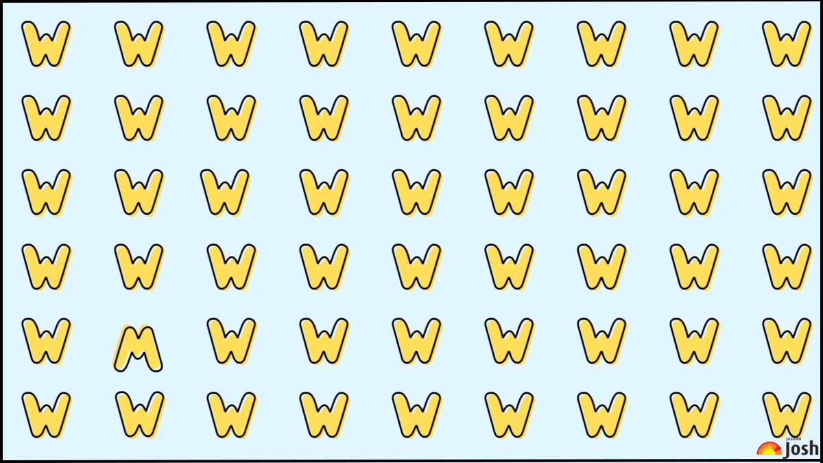 Brain Teaser: You have exceptional observational skills if you can spot the M hidden among Ws in 5 seconds!