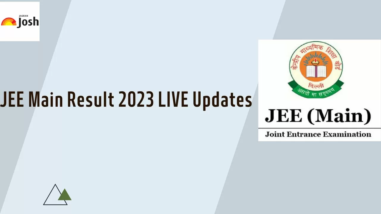 Get here latest news on JEE Main Result 2023 Date and Time