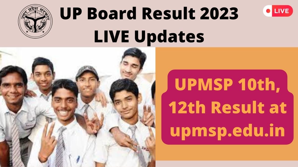 Up Board Result 2023 Live Updates 12th Result 7286