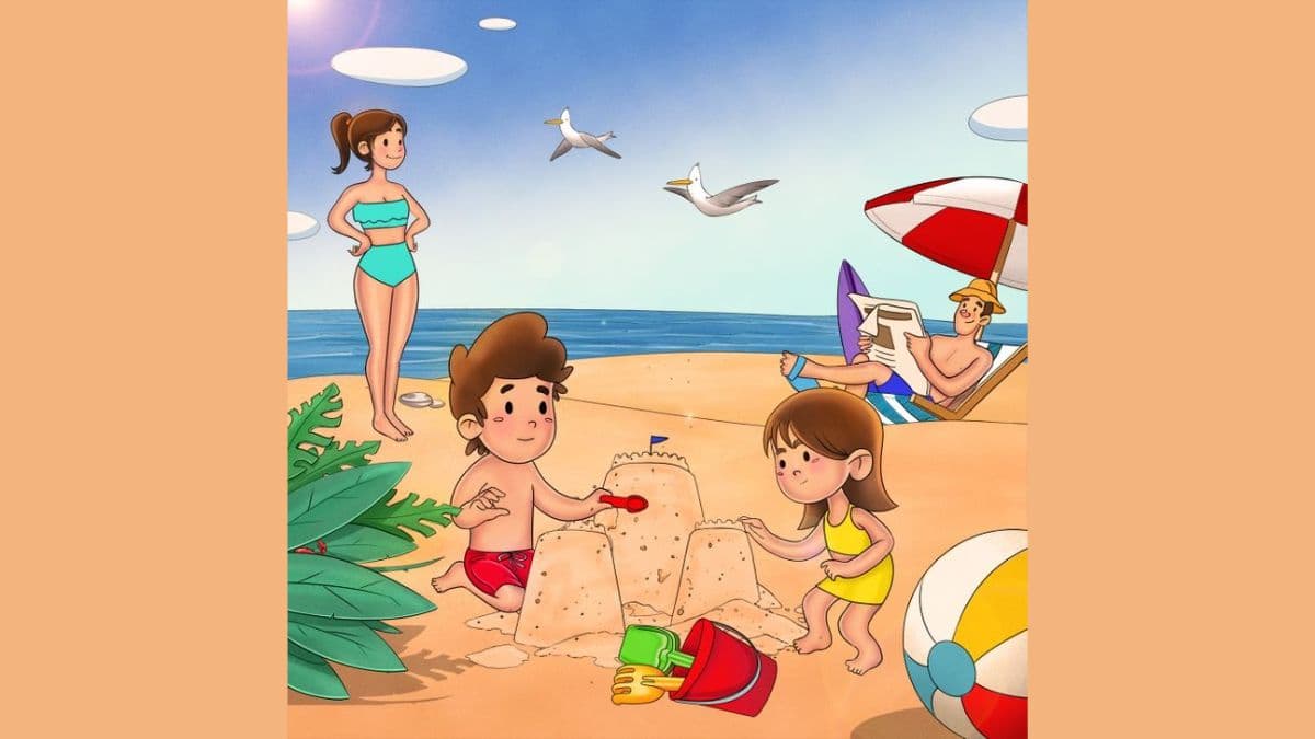 Optical Illusion: Can you find a hidden crab on the beach in 7 seconds?