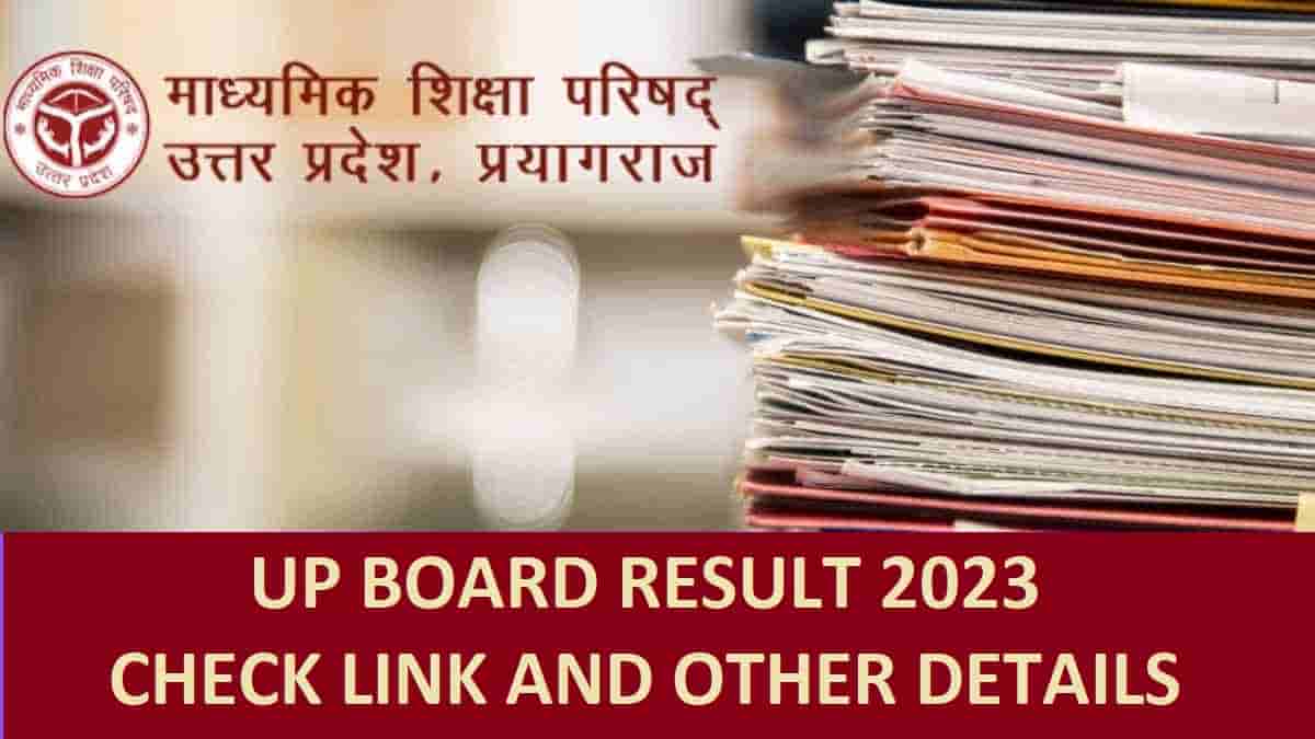 UP Board Result 2023 OUT for 10th and 12th: Check UPMSP Result Link, Toppers and Other Details
