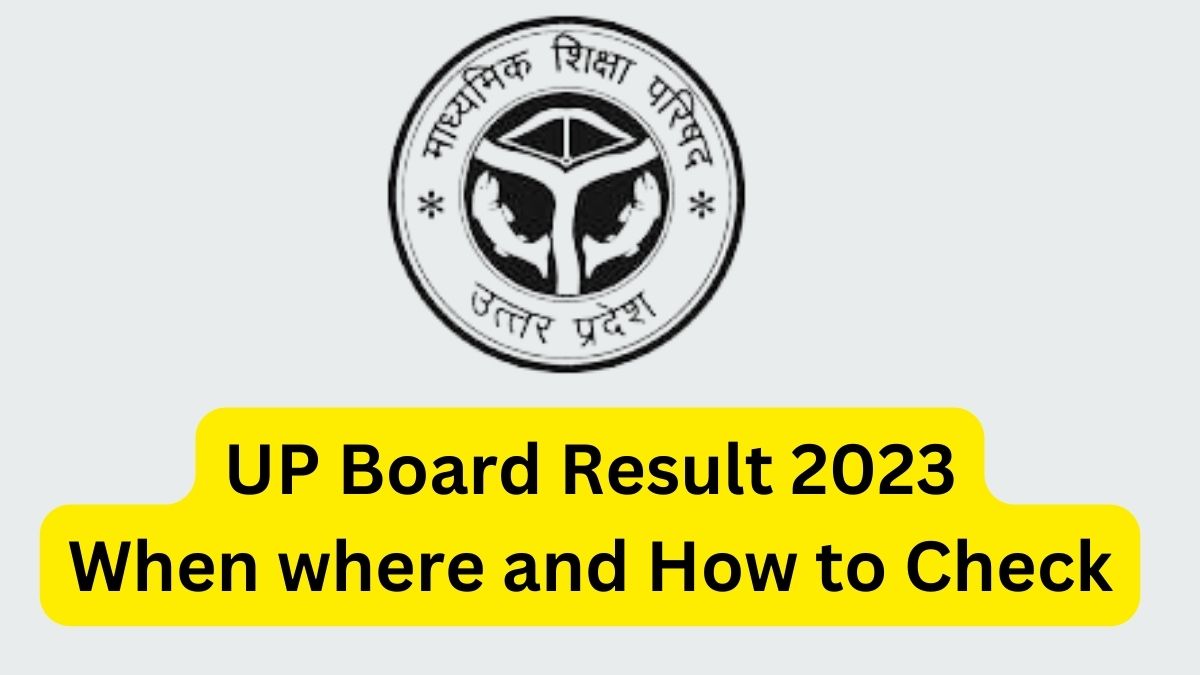 UP Board 12th Result 2023 | UPMSP Intermediate Result Declared, Check on  upmsp.edu.in » UPMSP