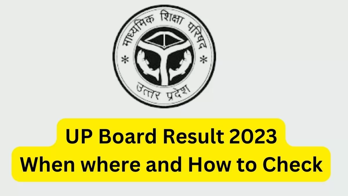 Up Board Result 2023 Declared Know Where And How To Check Upmsp Class