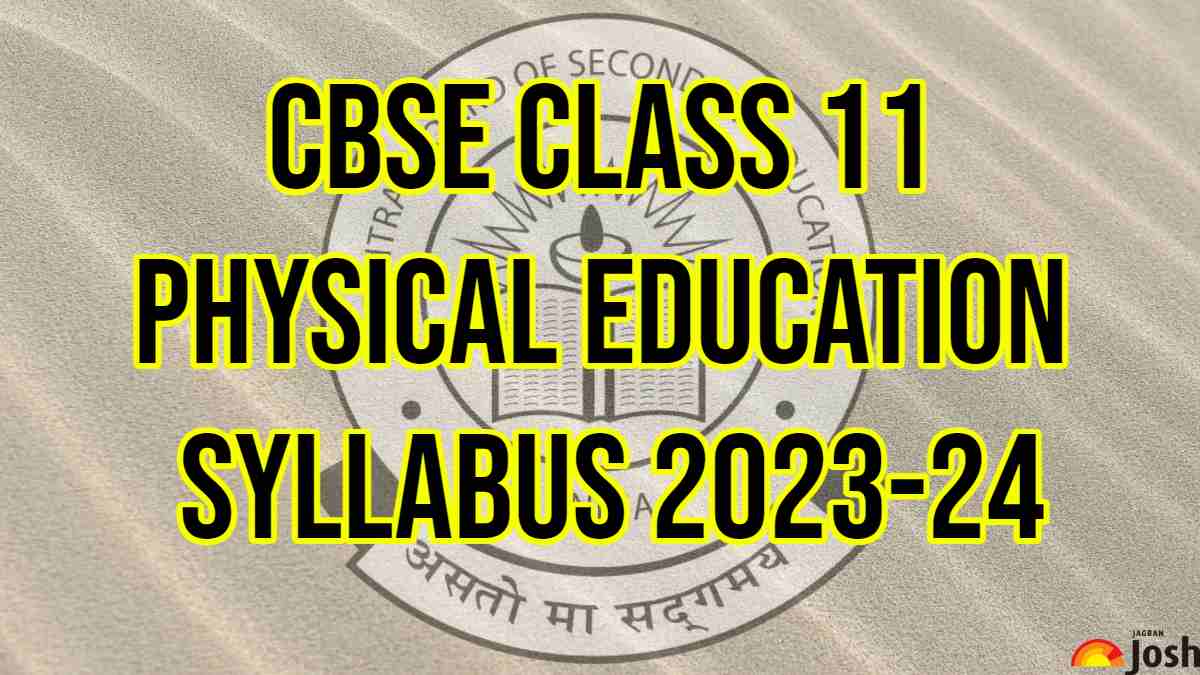 Download CBSE Class 11 Physical Education syllabus 2023-24