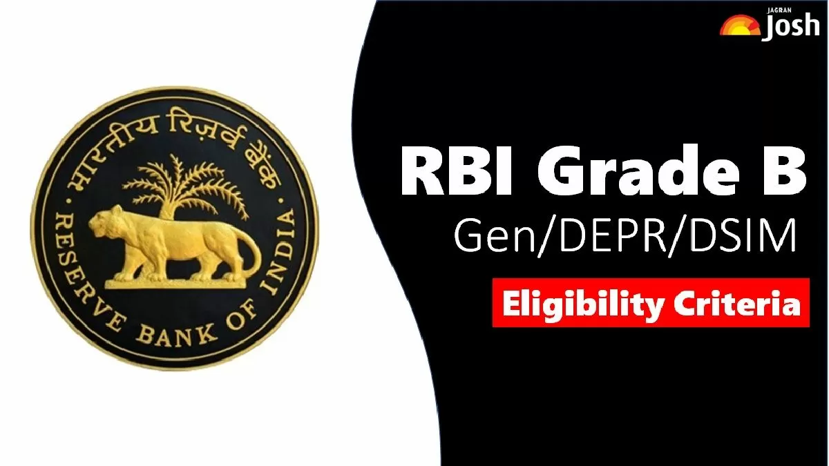 RBI Grade B Eligibility Criteria 2023, Check All Details Here