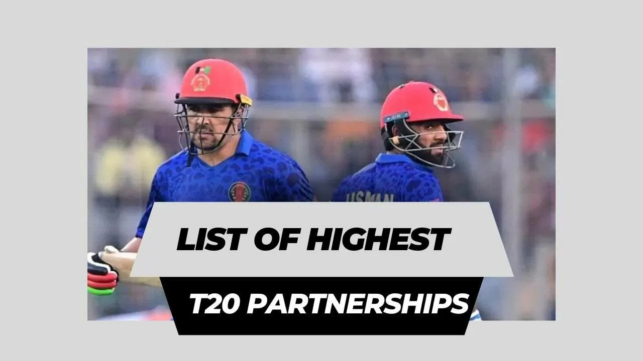 List of highest T20 partnerships