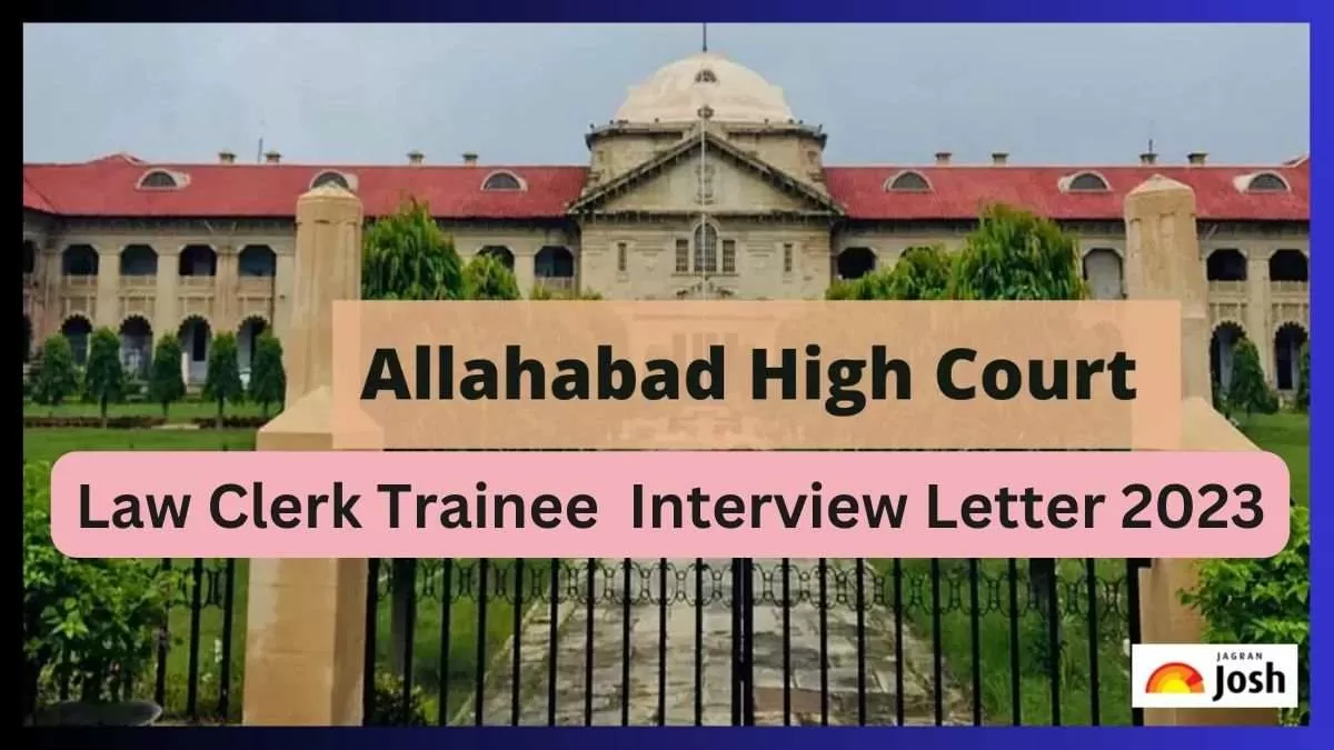 Law Clerk Trainee Exam Interview Letter 2023 Out