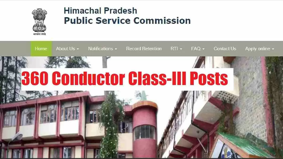 HPPSC Conductor Recruitment 2023