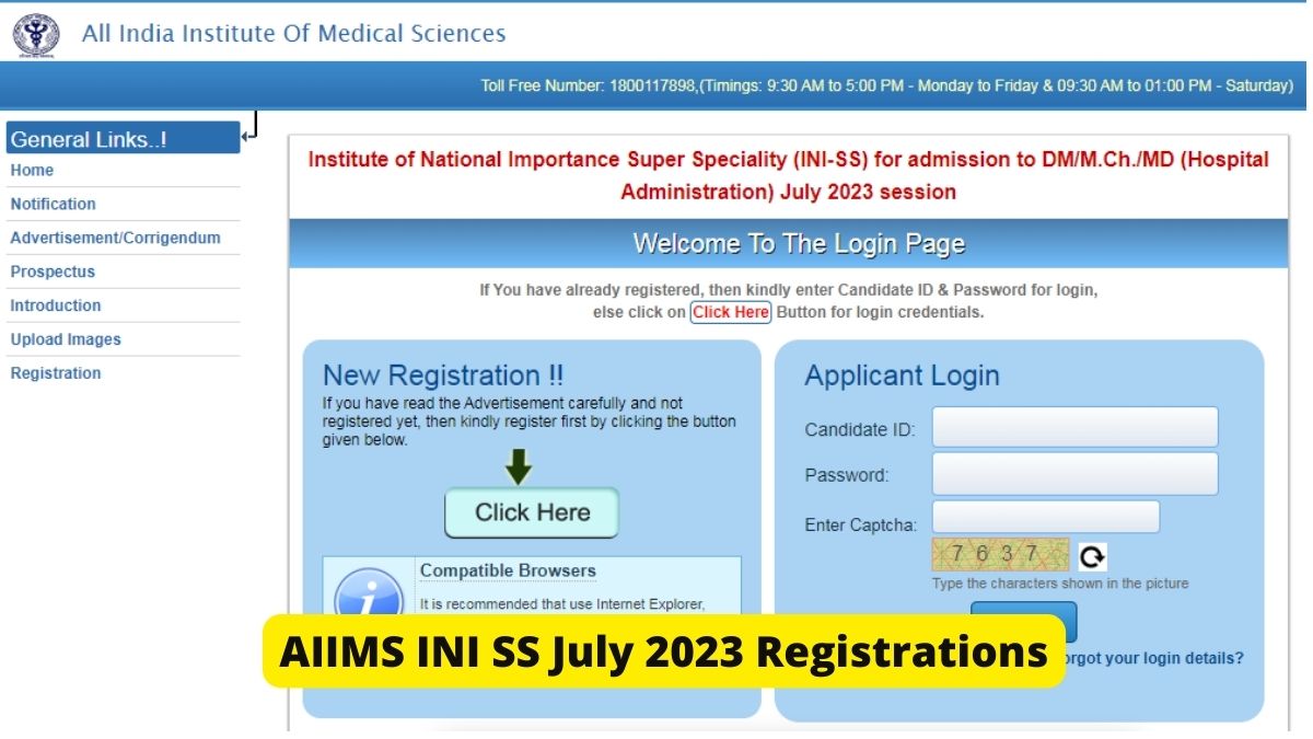 AIIMS INI SS July 2023: Registration Window Closes Today, Check ...