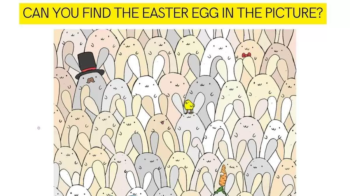 Viral Brain Teaser Impossible Only 2 Of Genius Can Find The Easter Egg Hidden Among Easter 1704