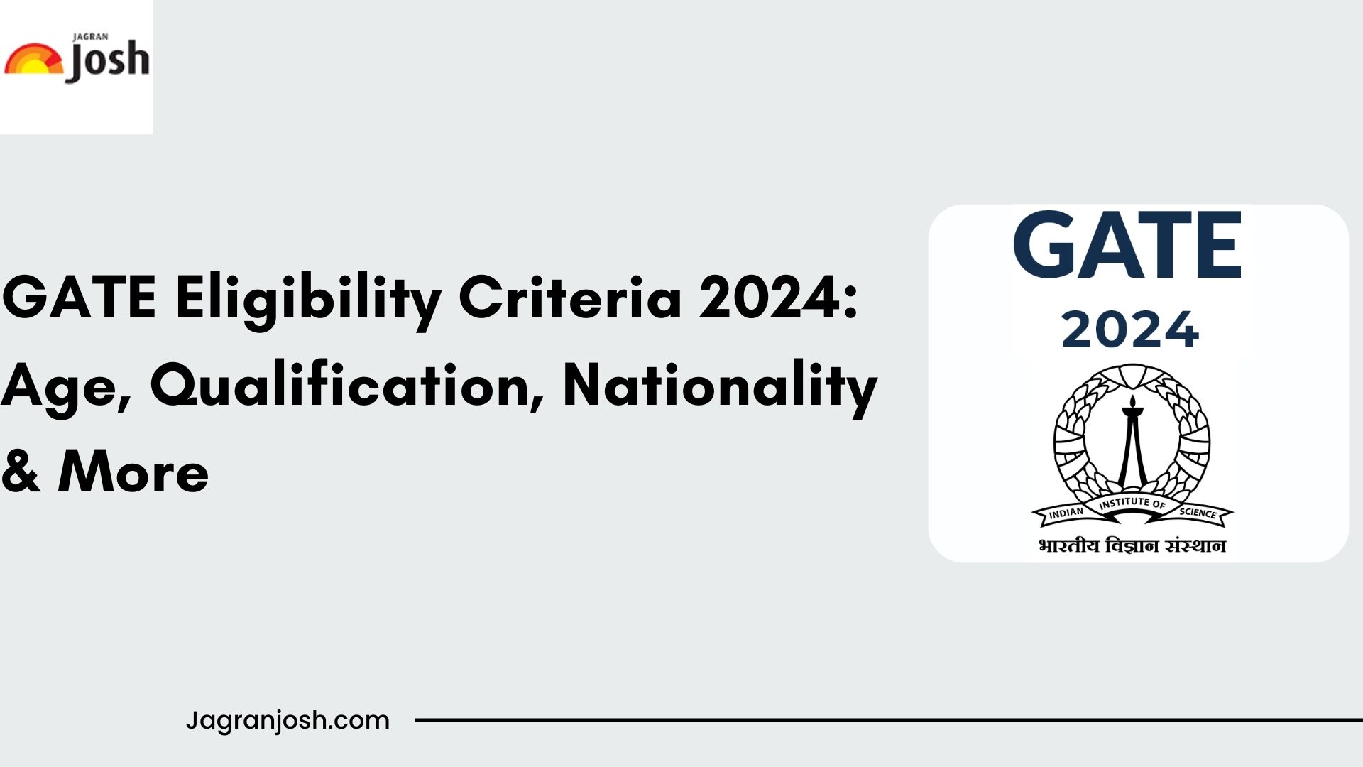 GATE Eligibility 2024 Check GATE exam eligibility consistsing of