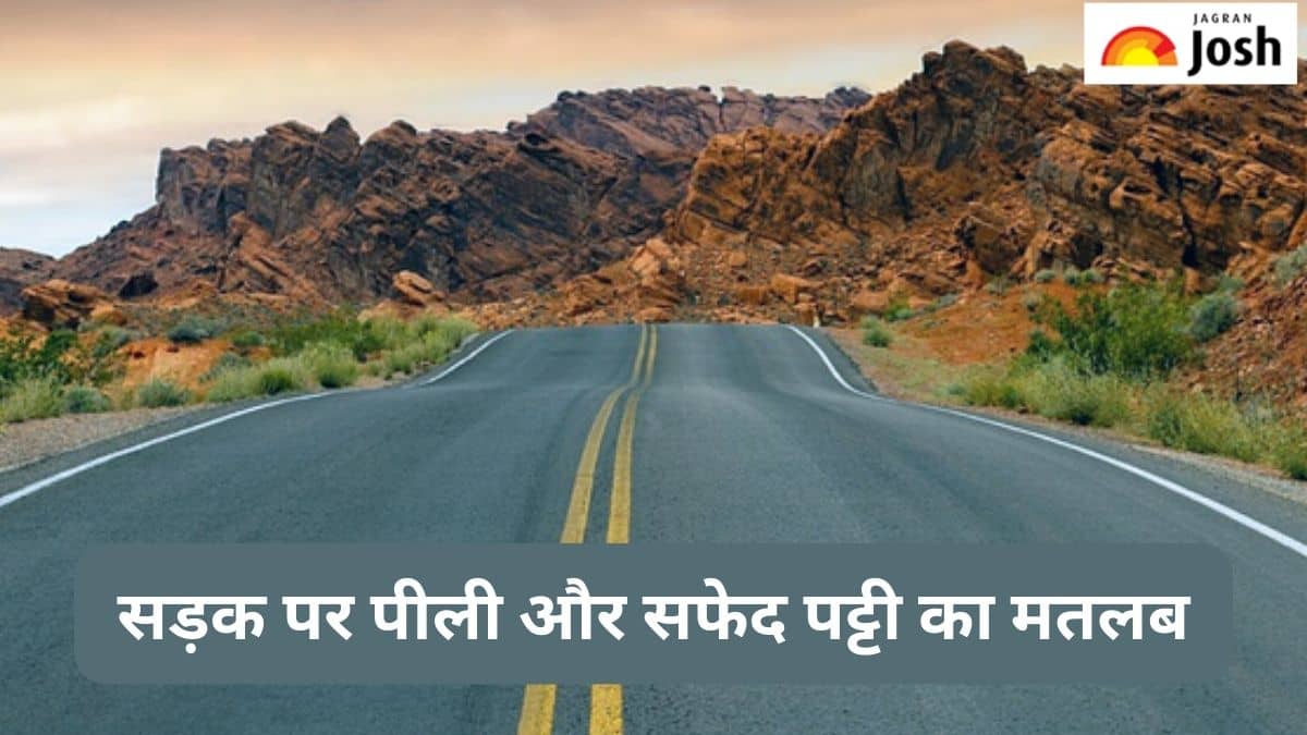सड़क पर बनी सफेद और पीली पट्टी का क्या होता है मतलब, जानें 