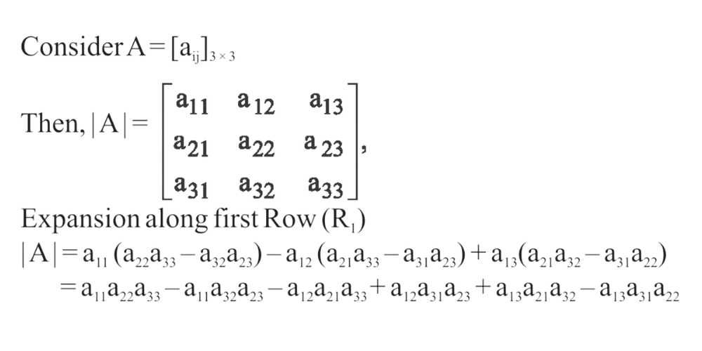 Determinant Expansion Formula