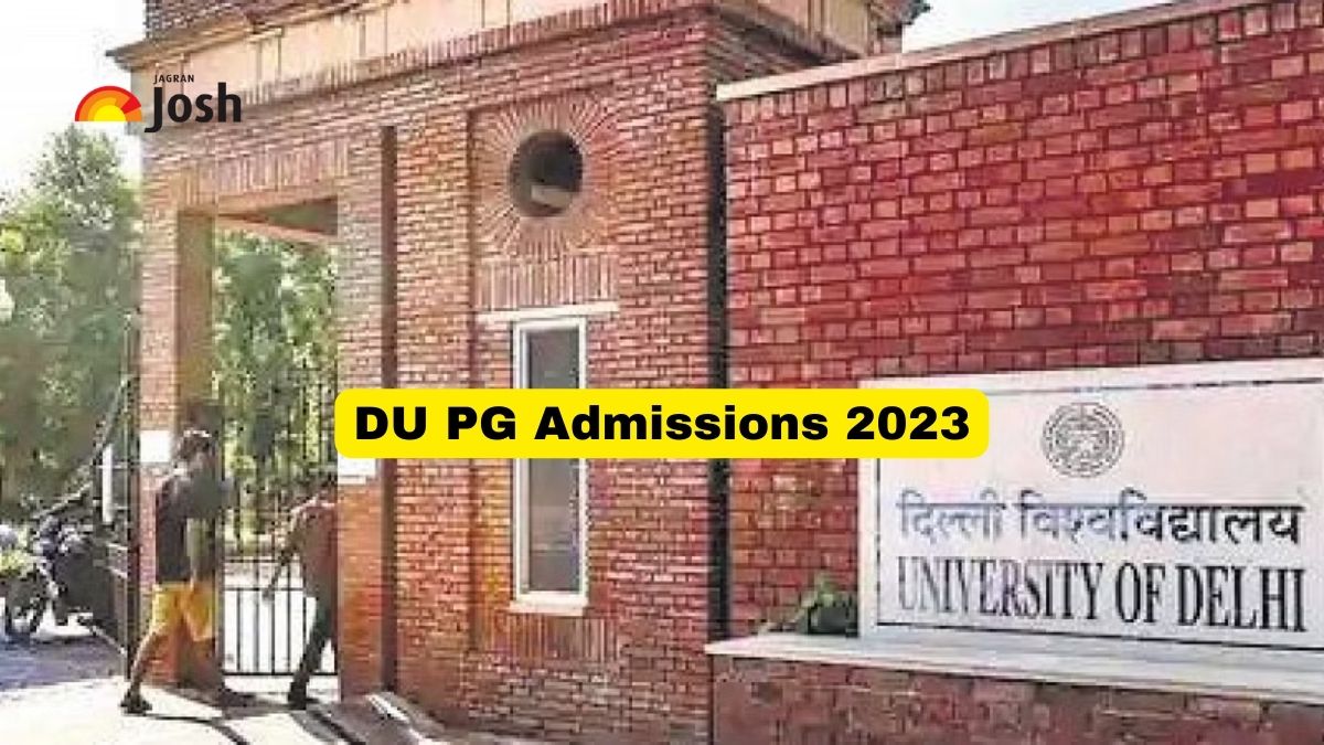 DU PG Admission 2023 Application Deadline Extended; Apply at