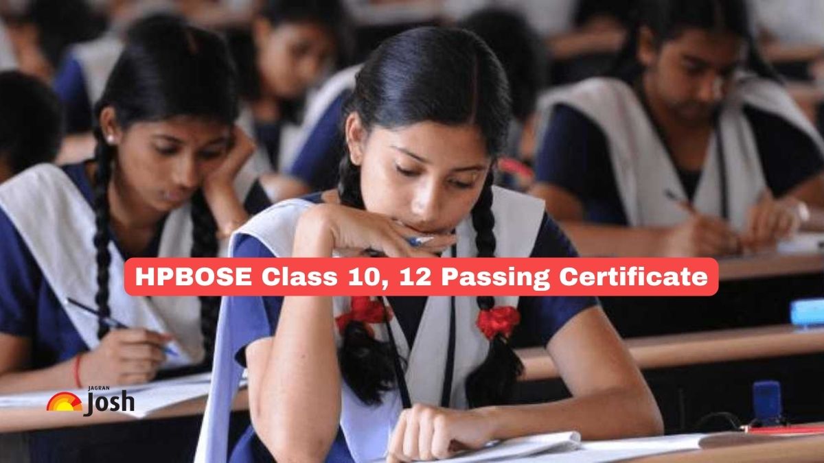 HPBOSE Class 10, 12 Passing Certificate