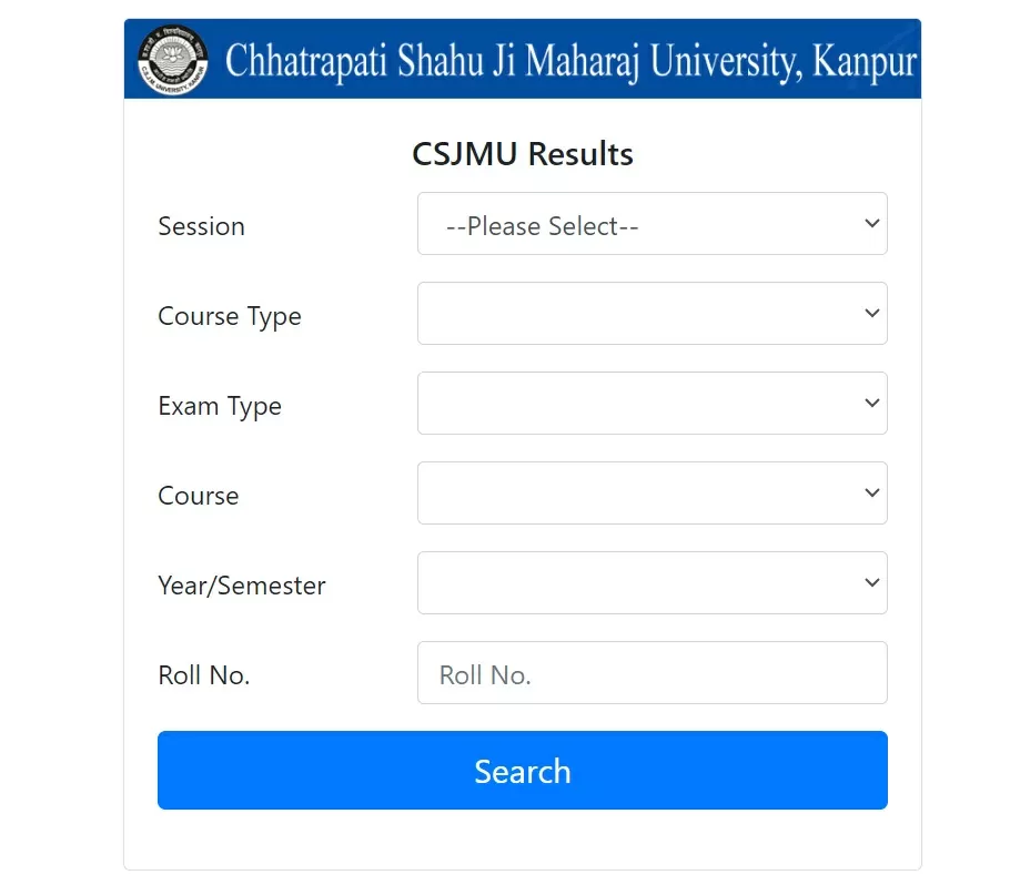 Kanpur University Result 2023 Download link यहां देखें