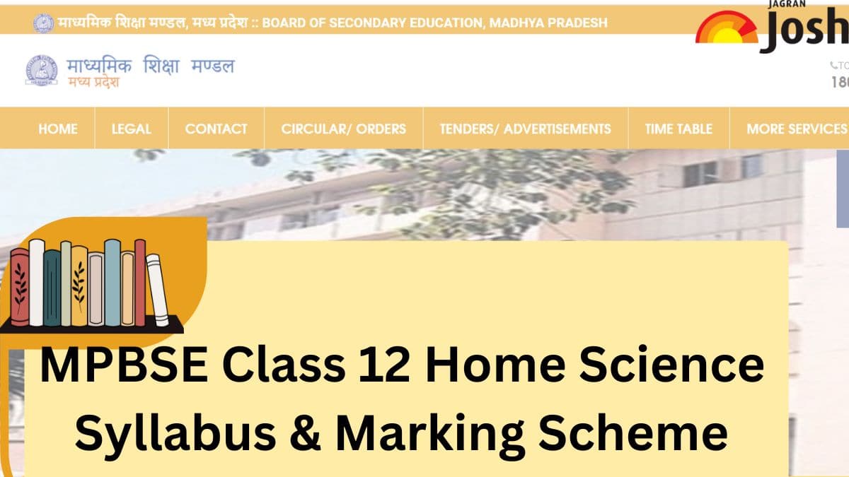 Get here detailed MP Board MPBSE Class 12th Home Science Syllabus and paper pattern