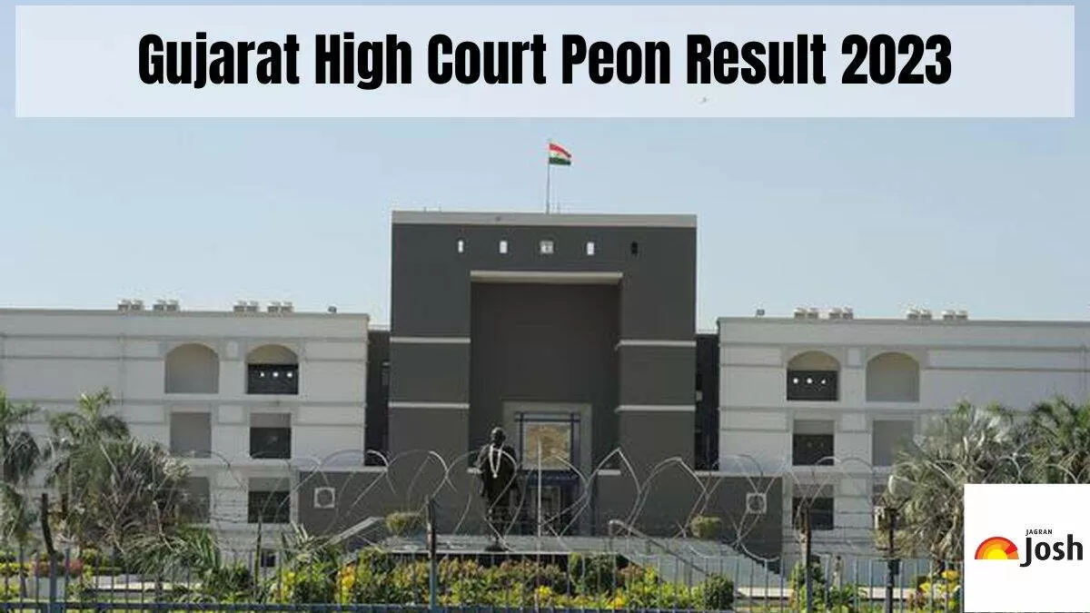 Get all the latest updates on Gujarat High Court Peon Result 2023.