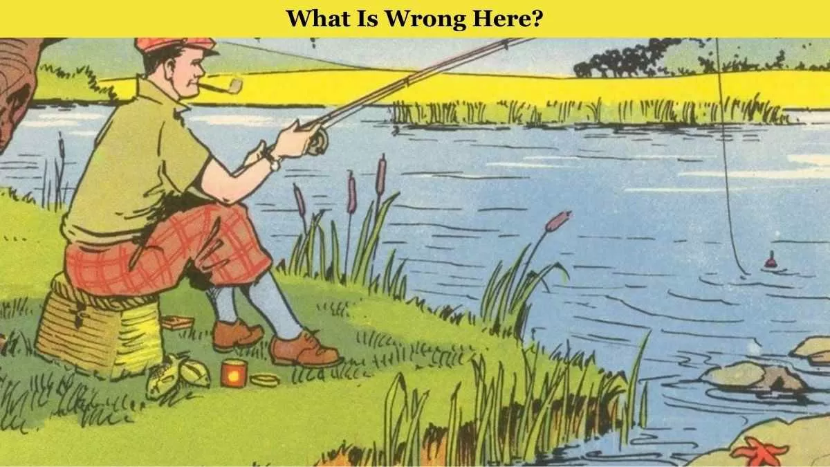 Find The Mistake In This Fishing Picture To Reveal Your IQ Within