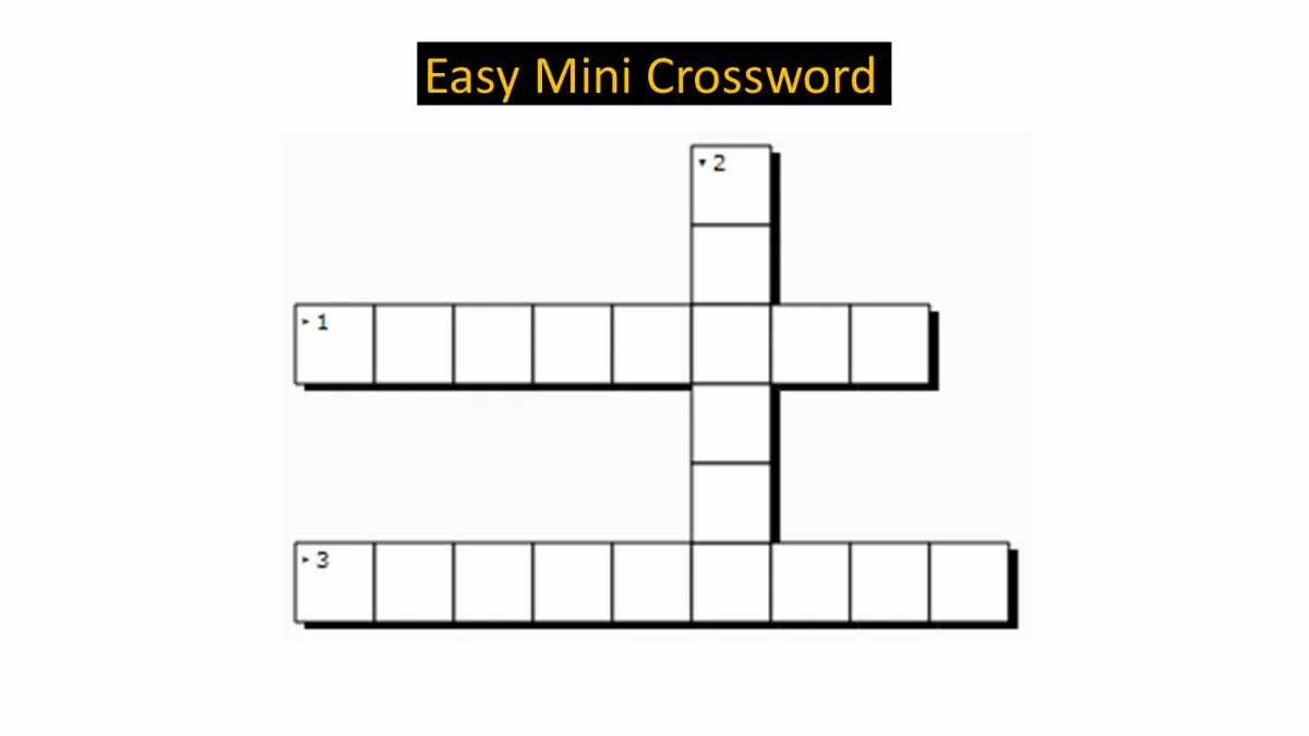 Mini Crossword with Answers: August 11, 2023