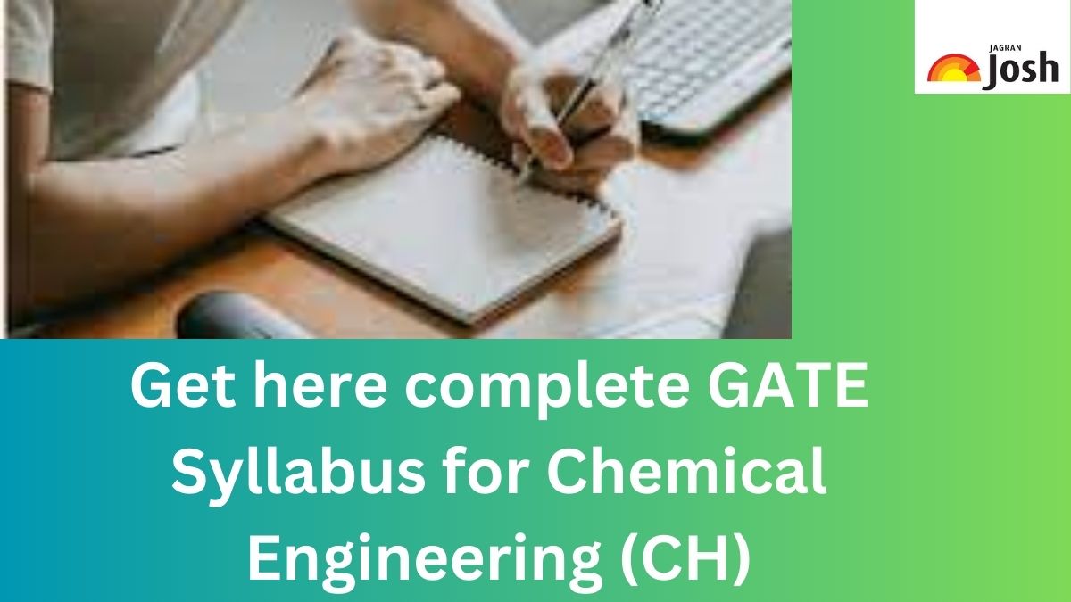 GATE Chemical Engineering Syllabus 2024 (CH), Download GATE CH Syllabus PDF