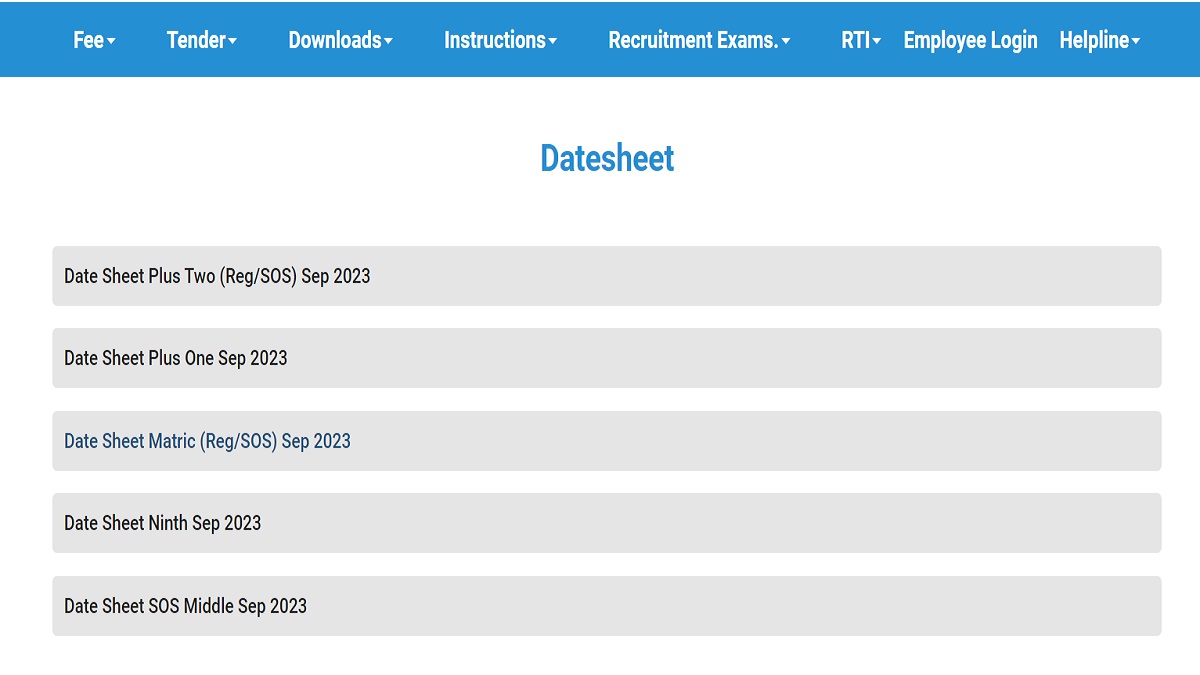 HP 9th, 11th term-2 tentative datesheets released at hpbose.org; exams from  March 4