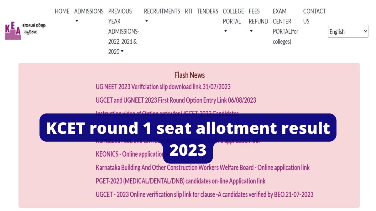 Kea Kar Nic In Cetonline Karnataka Gov In Seat Allotment Result