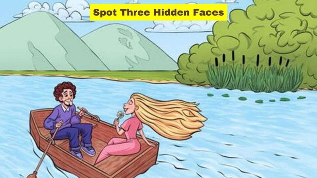 Spot 3 Hidden Faces In This Difficult Optical Illusion Only 10 Seconds To Pass This Visual Test