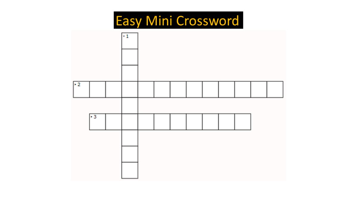 Mini Crossword with Answers: August 9, 2023